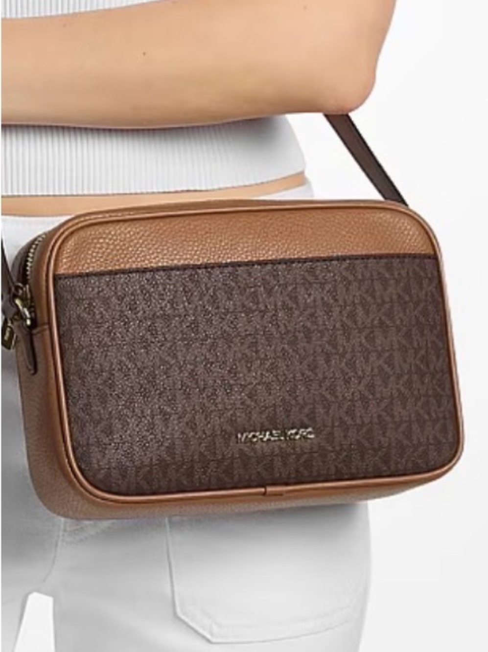 Michael Kors Brown Signature Logo (small)